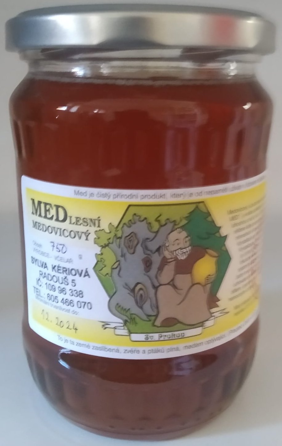 Med lesní 750g
