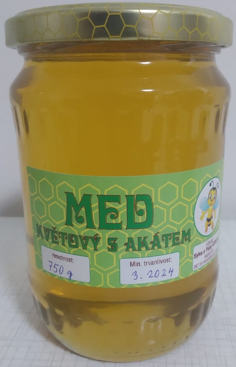Med květový s akátem